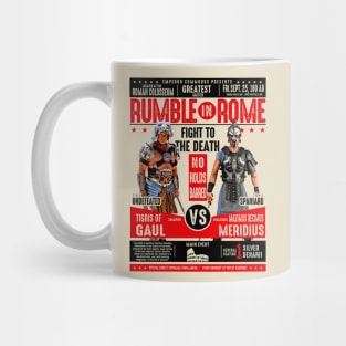 Rumble In Rome Gladiator Poster Mug